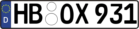 HB-OX931