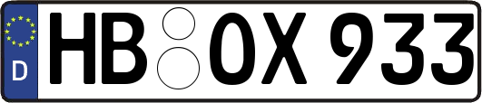 HB-OX933