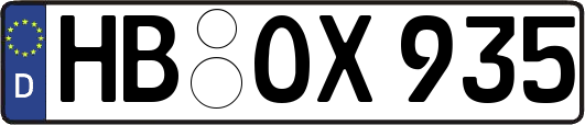 HB-OX935