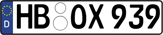 HB-OX939
