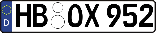 HB-OX952