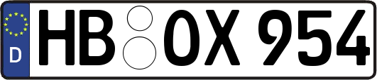 HB-OX954