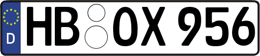 HB-OX956