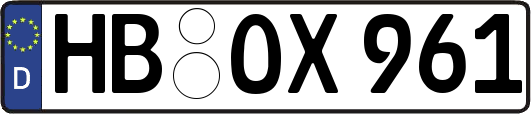 HB-OX961