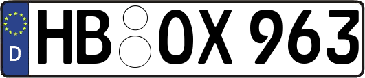 HB-OX963