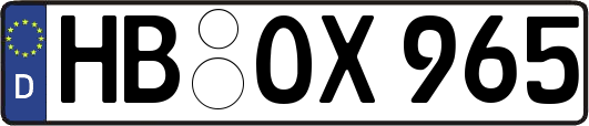 HB-OX965