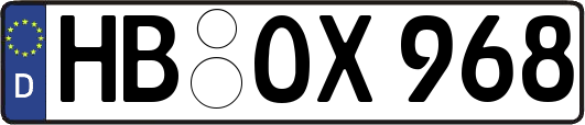 HB-OX968