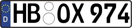 HB-OX974