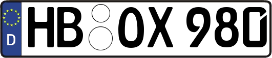 HB-OX980
