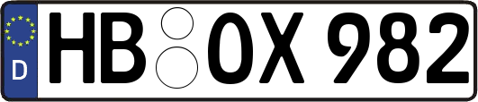 HB-OX982
