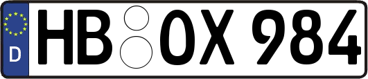 HB-OX984