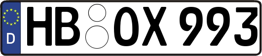 HB-OX993