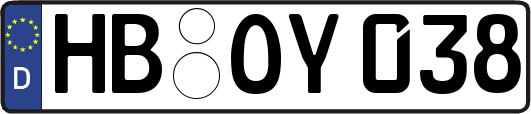 HB-OY038