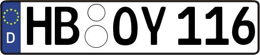 HB-OY116
