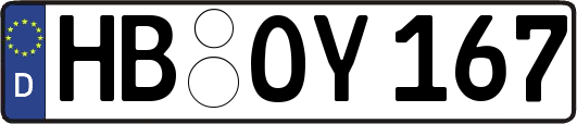 HB-OY167