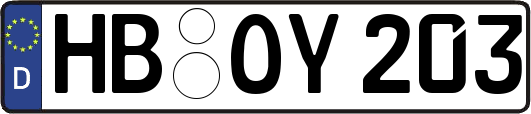 HB-OY203