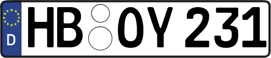 HB-OY231