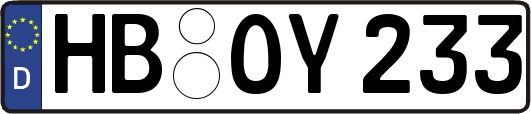 HB-OY233