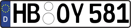 HB-OY581