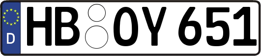 HB-OY651