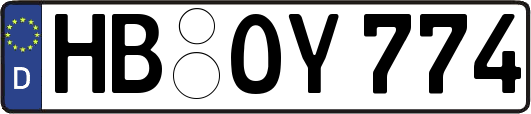 HB-OY774