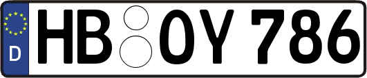 HB-OY786