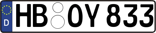 HB-OY833