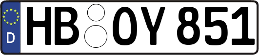 HB-OY851