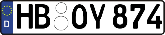 HB-OY874