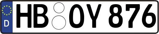 HB-OY876