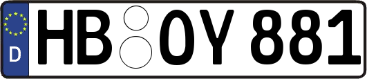 HB-OY881