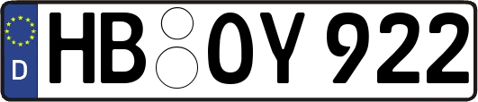 HB-OY922