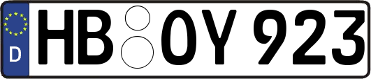 HB-OY923