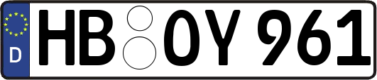 HB-OY961
