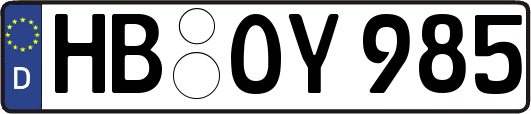 HB-OY985