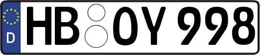 HB-OY998