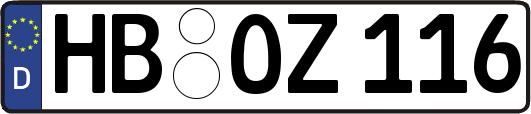 HB-OZ116