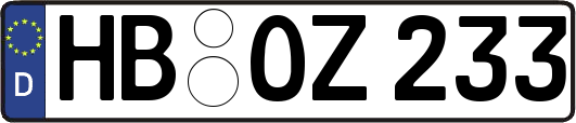 HB-OZ233