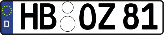 HB-OZ81