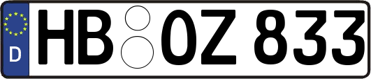 HB-OZ833