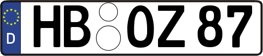 HB-OZ87