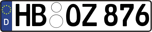 HB-OZ876