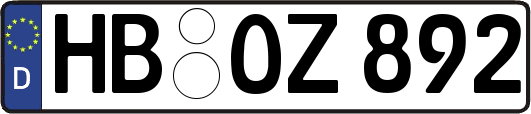 HB-OZ892