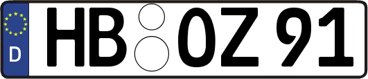 HB-OZ91