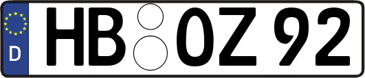 HB-OZ92