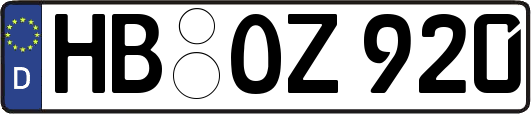 HB-OZ920