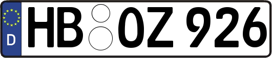 HB-OZ926