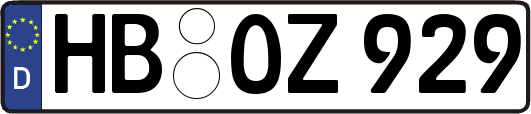 HB-OZ929
