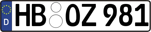 HB-OZ981