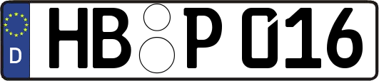 HB-P016